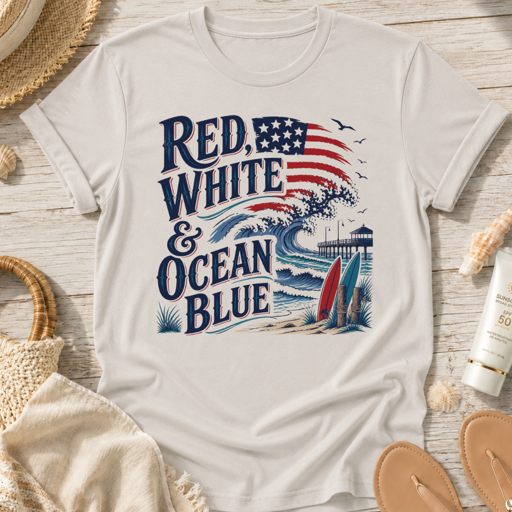 Red, White & Ocean Blue T-Shirt