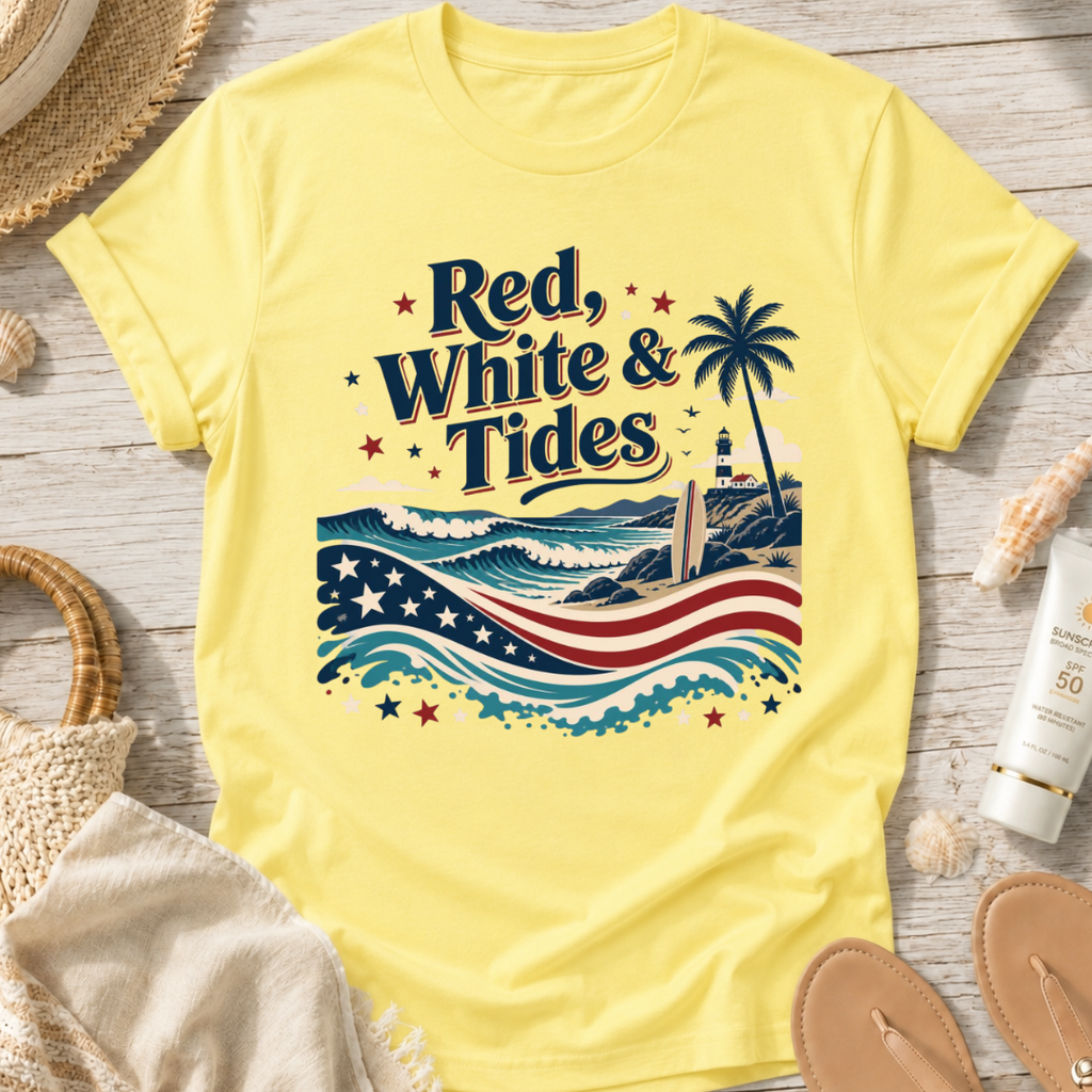 Red, White & Tides T-Shirt