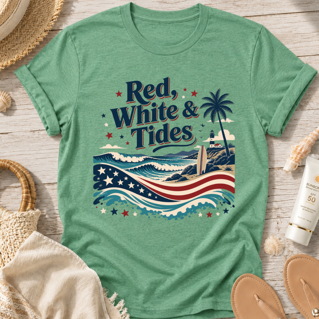 Red, White & Tides T-Shirt