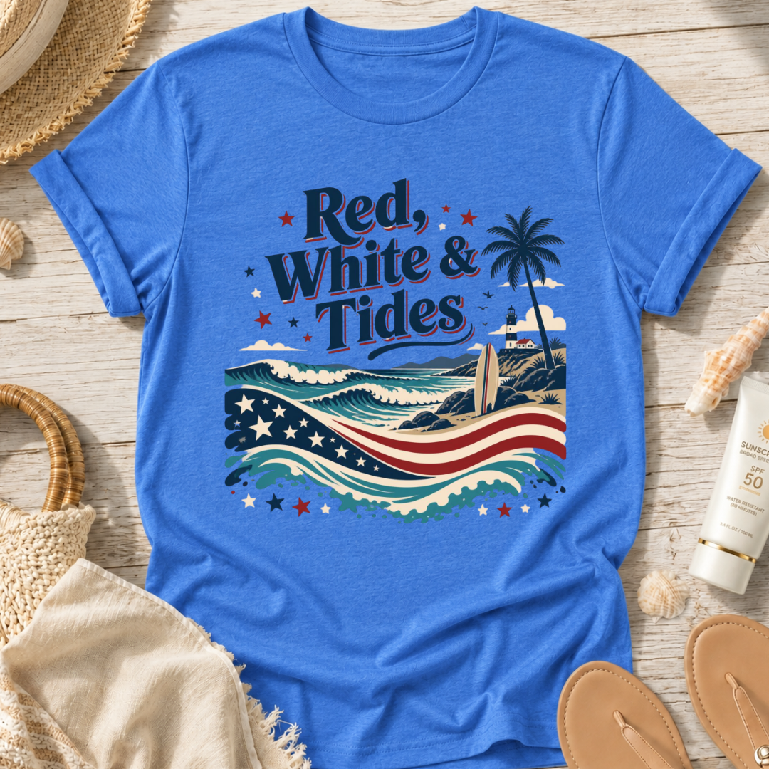 Red, White & Tides T-Shirt