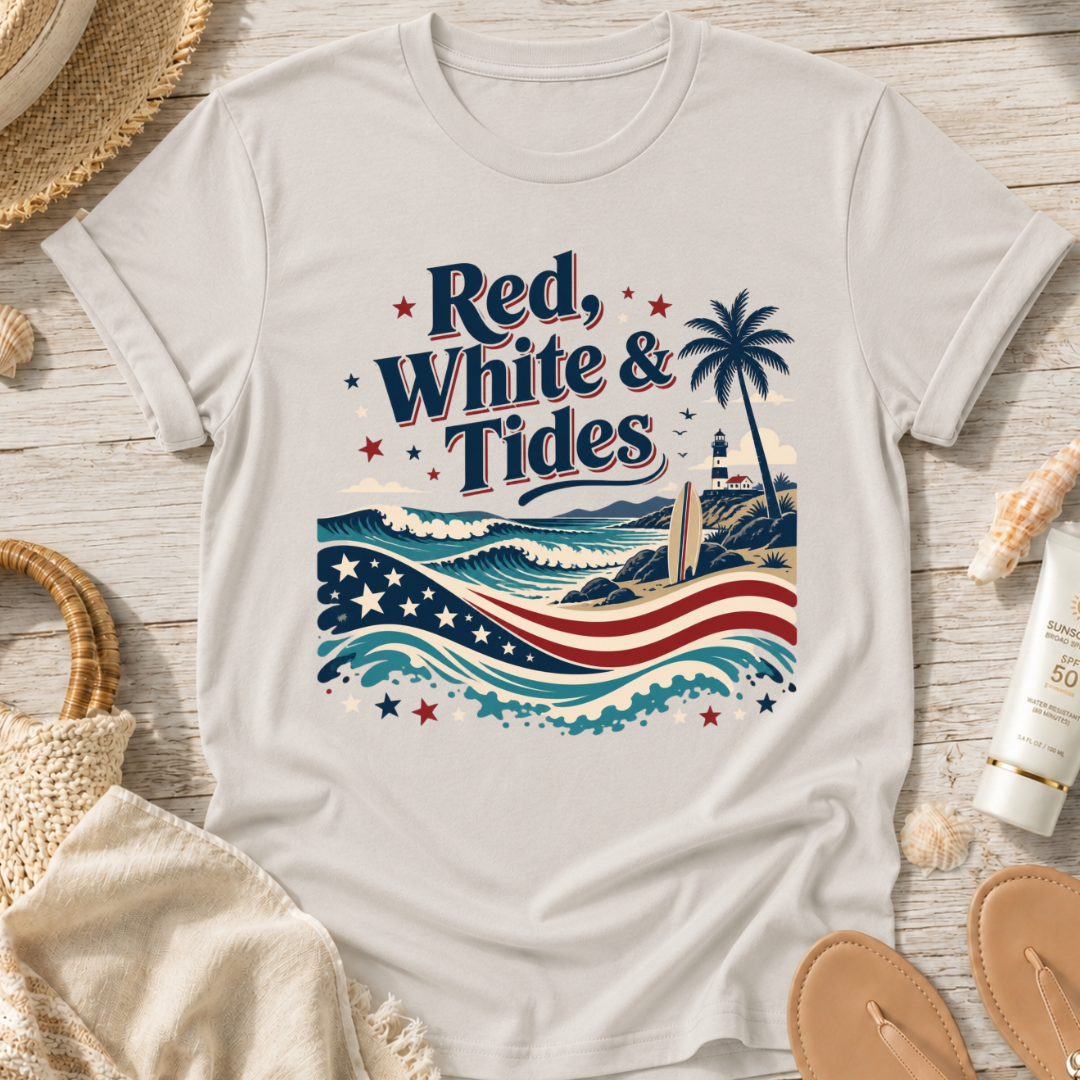 Red, White & Tides T-Shirt
