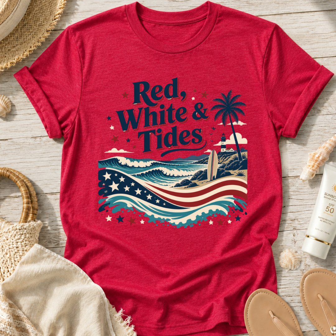 Red, White & Tides T-Shirt