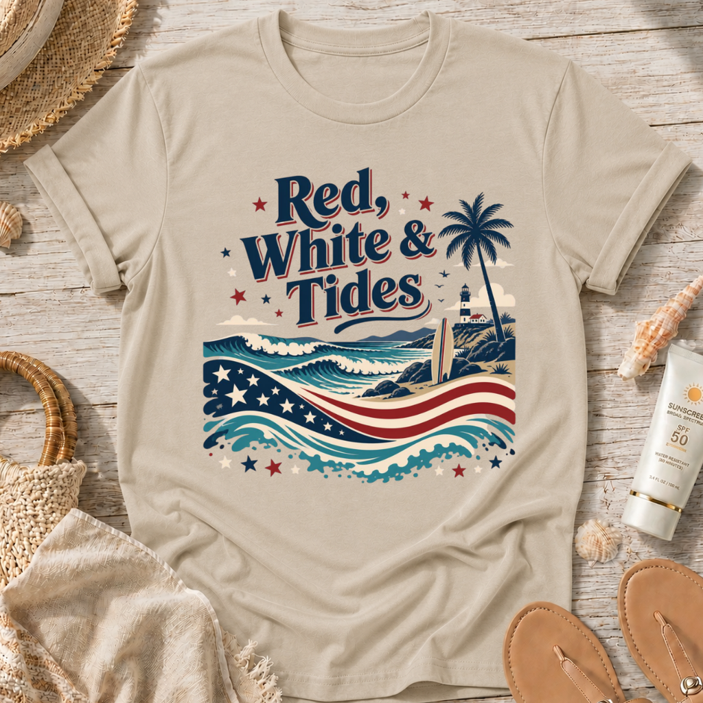 Red, White & Tides T-Shirt