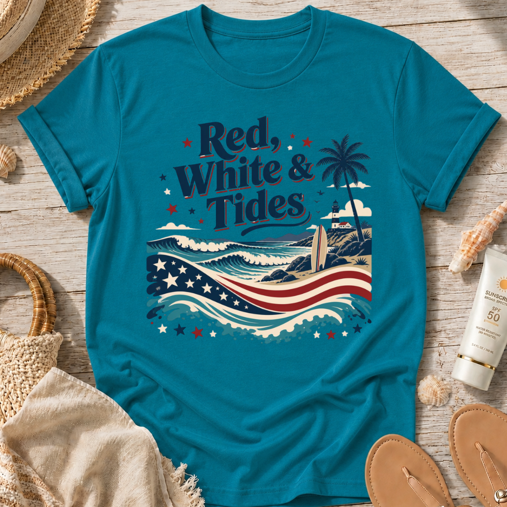 Red, White & Tides T-Shirt