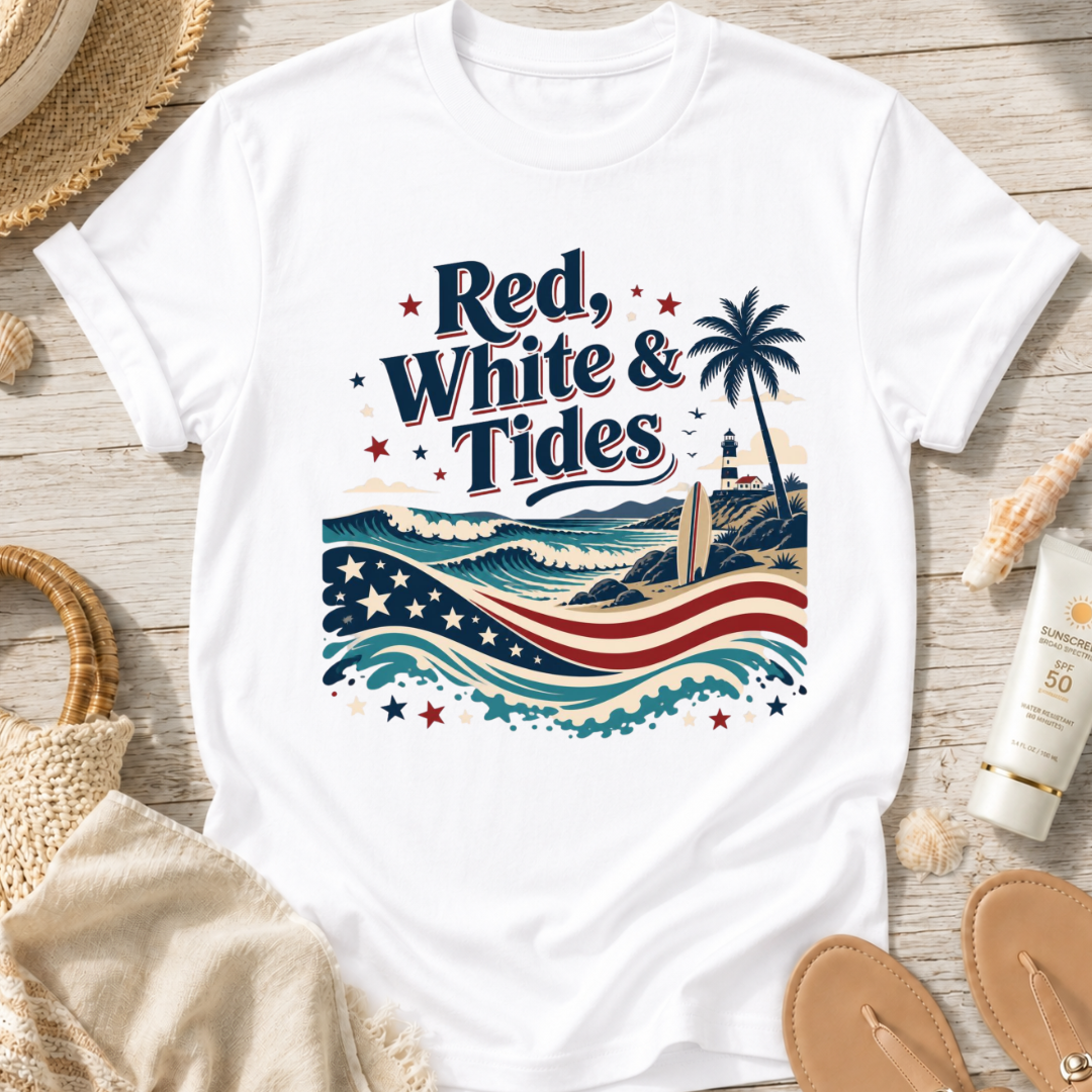 Red, White & Tides T-Shirt