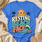 Resting Beach Face Sun T-Shirt