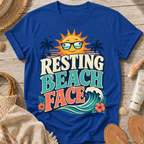 Resting Beach Face Sun T-Shirt