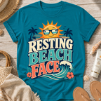 Resting Beach Face Sun T-Shirt