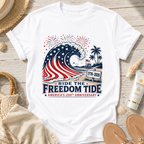Ride the Freedom Tide Beach T-Shirt