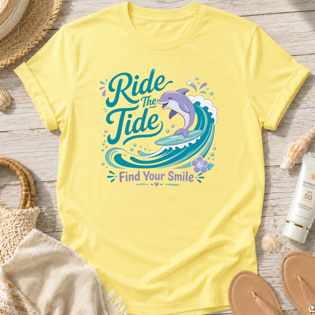 Ride the Tide Find Your Smile T-Shirt