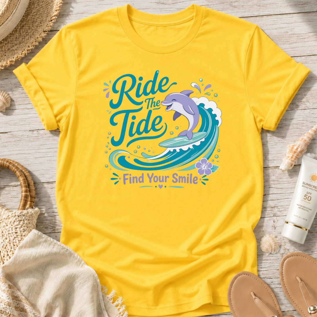 Ride the Tide Find Your Smile T-Shirt