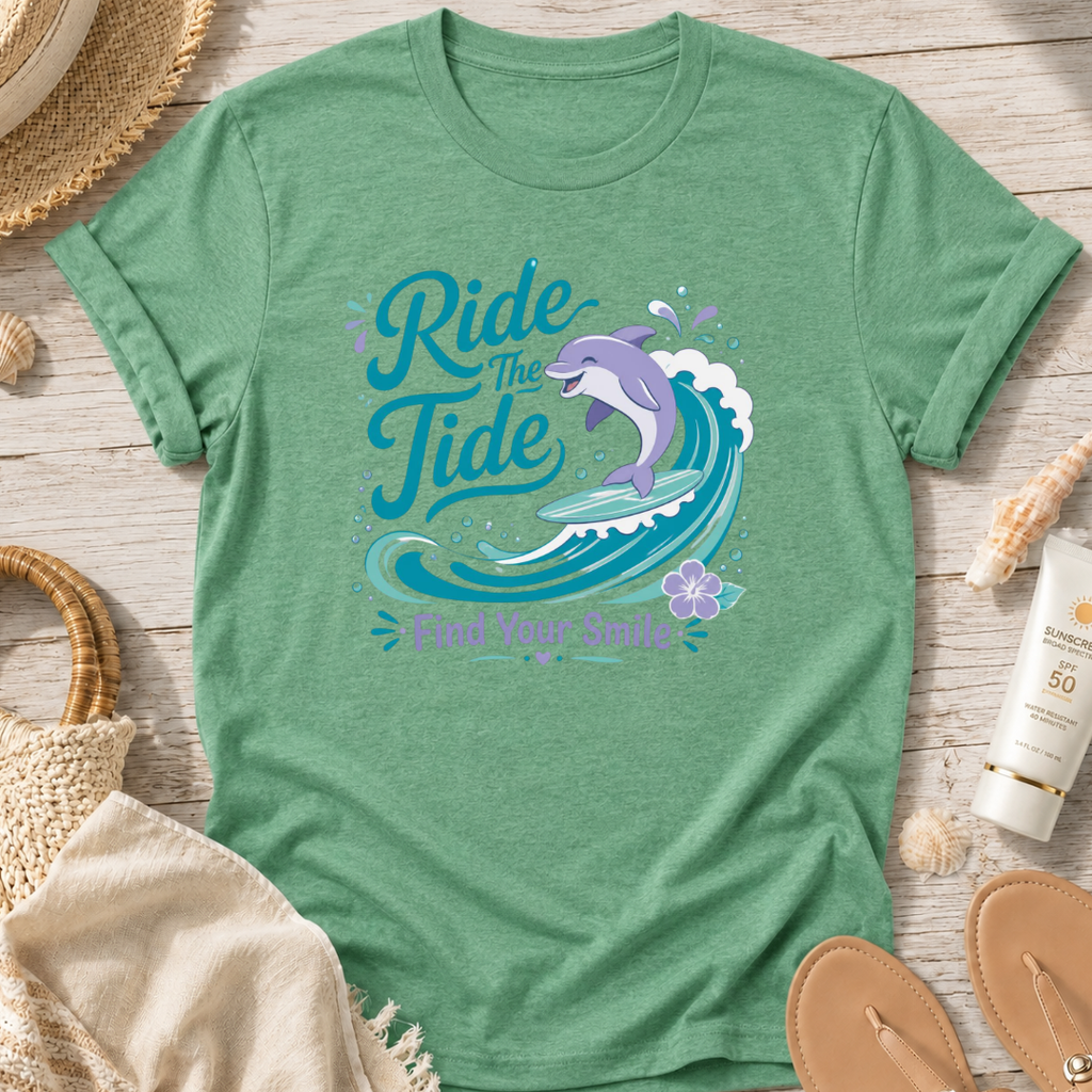 Ride the Tide Find Your Smile T-Shirt