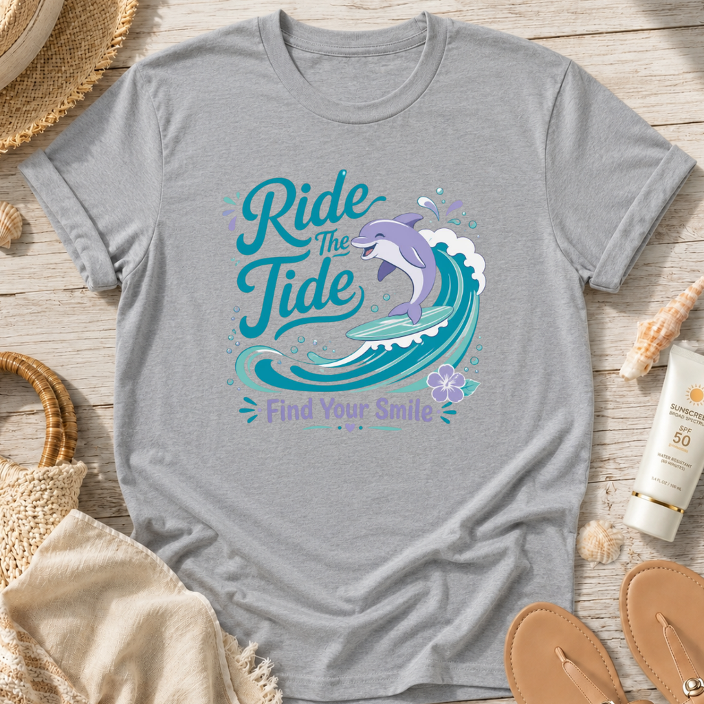Ride the Tide Find Your Smile T-Shirt