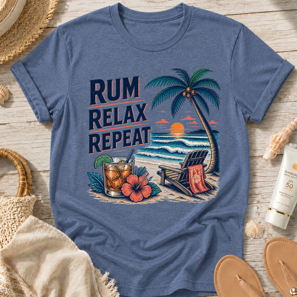 Rum Relax Repeat T-Shirt