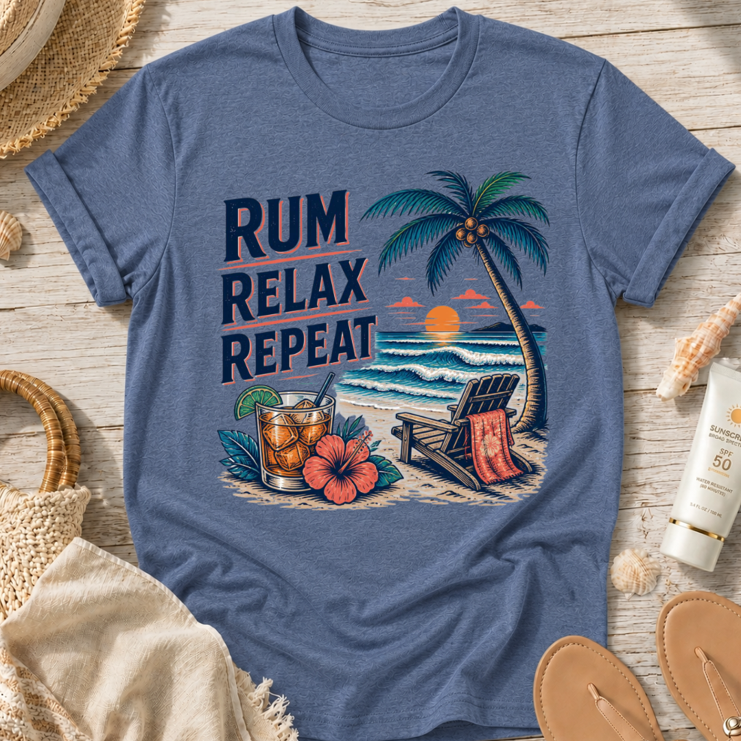 Rum Relax Repeat T-Shirt