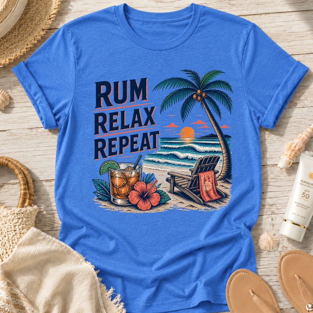 Rum Relax Repeat T-Shirt