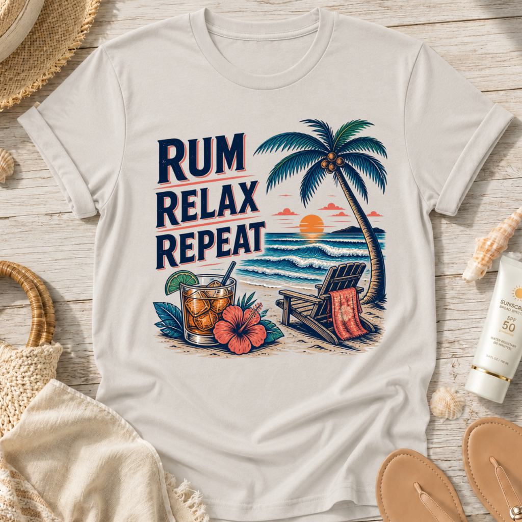 Rum Relax Repeat T-Shirt