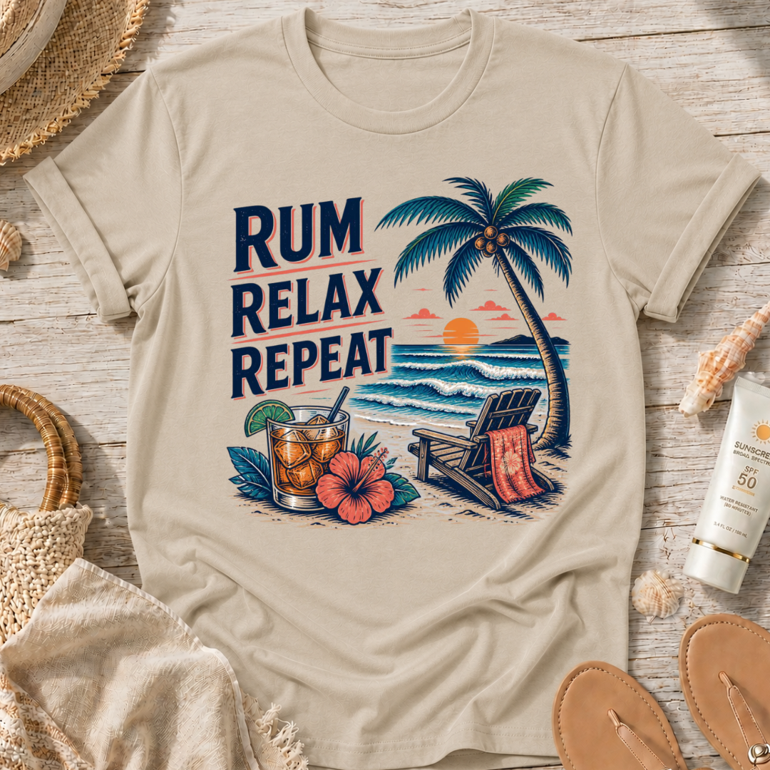 Rum Relax Repeat T-Shirt