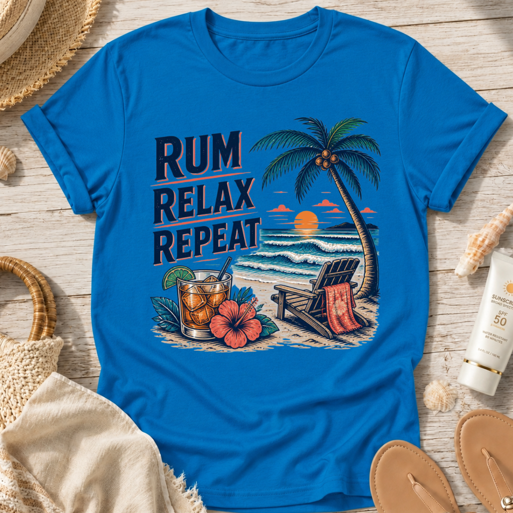 Rum Relax Repeat T-Shirt