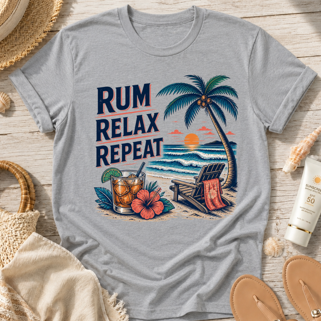 Rum Relax Repeat T-Shirt
