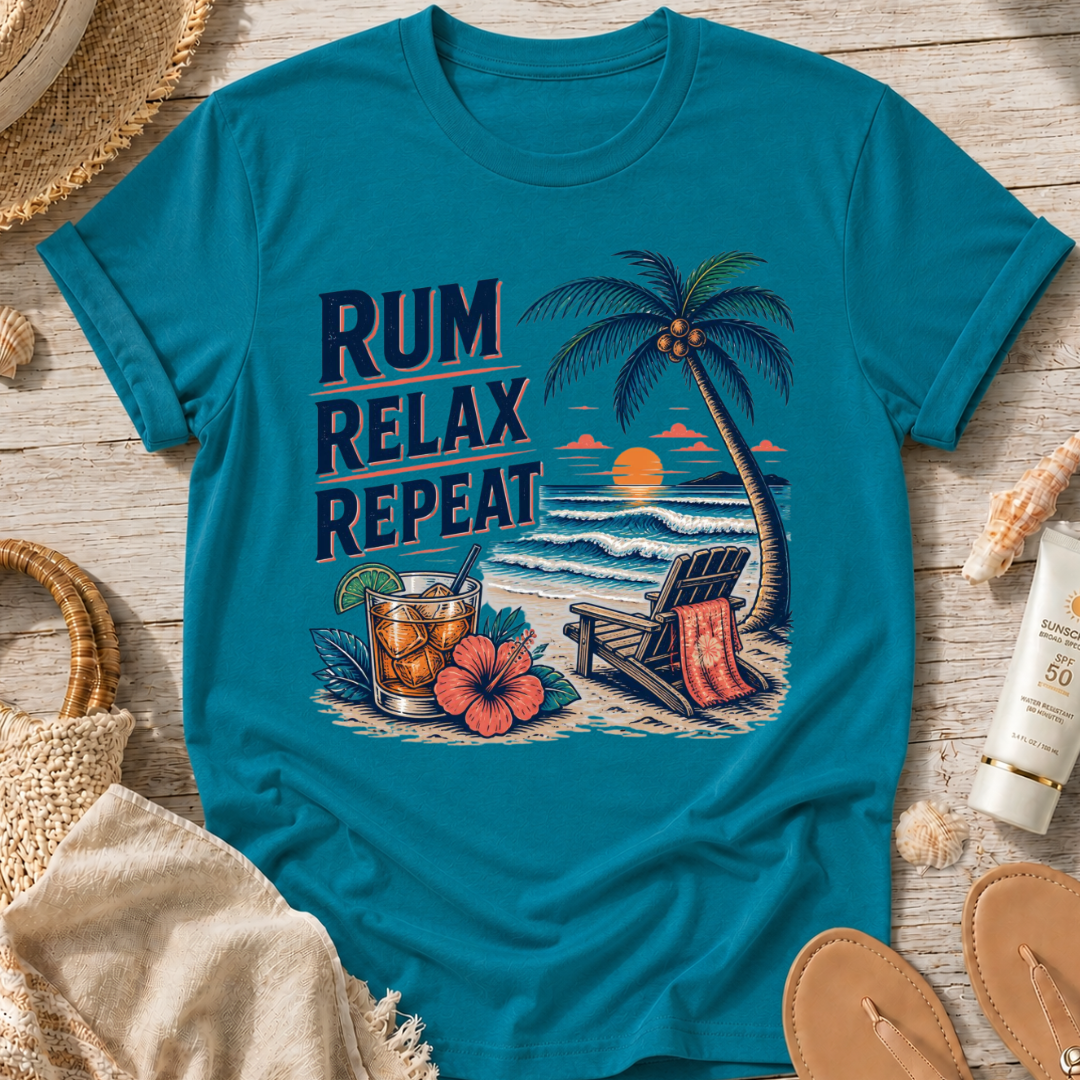 Rum Relax Repeat T-Shirt