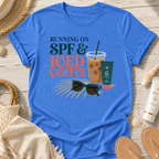 Running on SPF & Iced Coffee T-Shirt