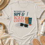 Running on SPF & Iced Coffee T-Shirt
