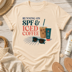 Running on SPF & Iced Coffee T-Shirt