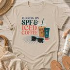 Running on SPF & Iced Coffee T-Shirt