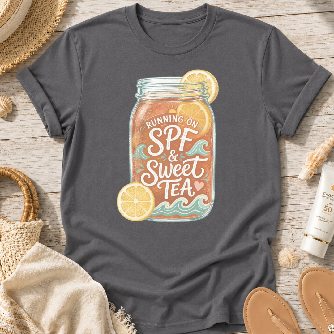 Running on SPF & Sweet Tea T‑Shirt