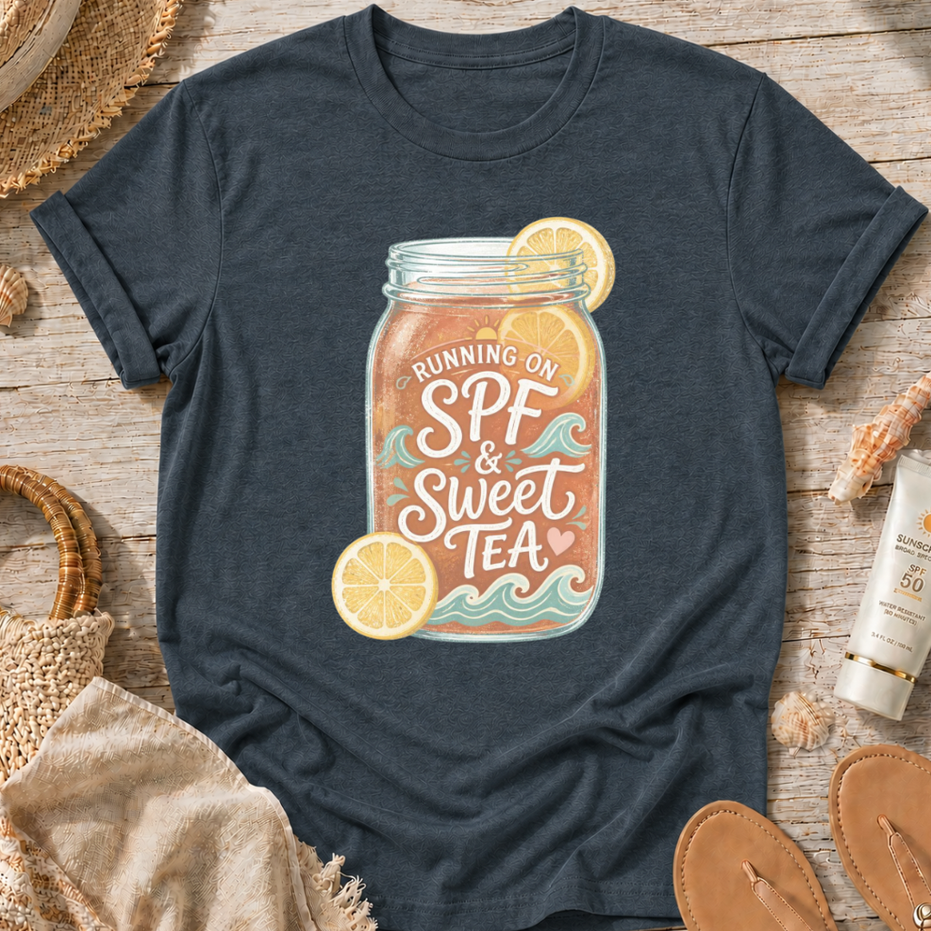 Running on SPF & Sweet Tea T‑Shirt