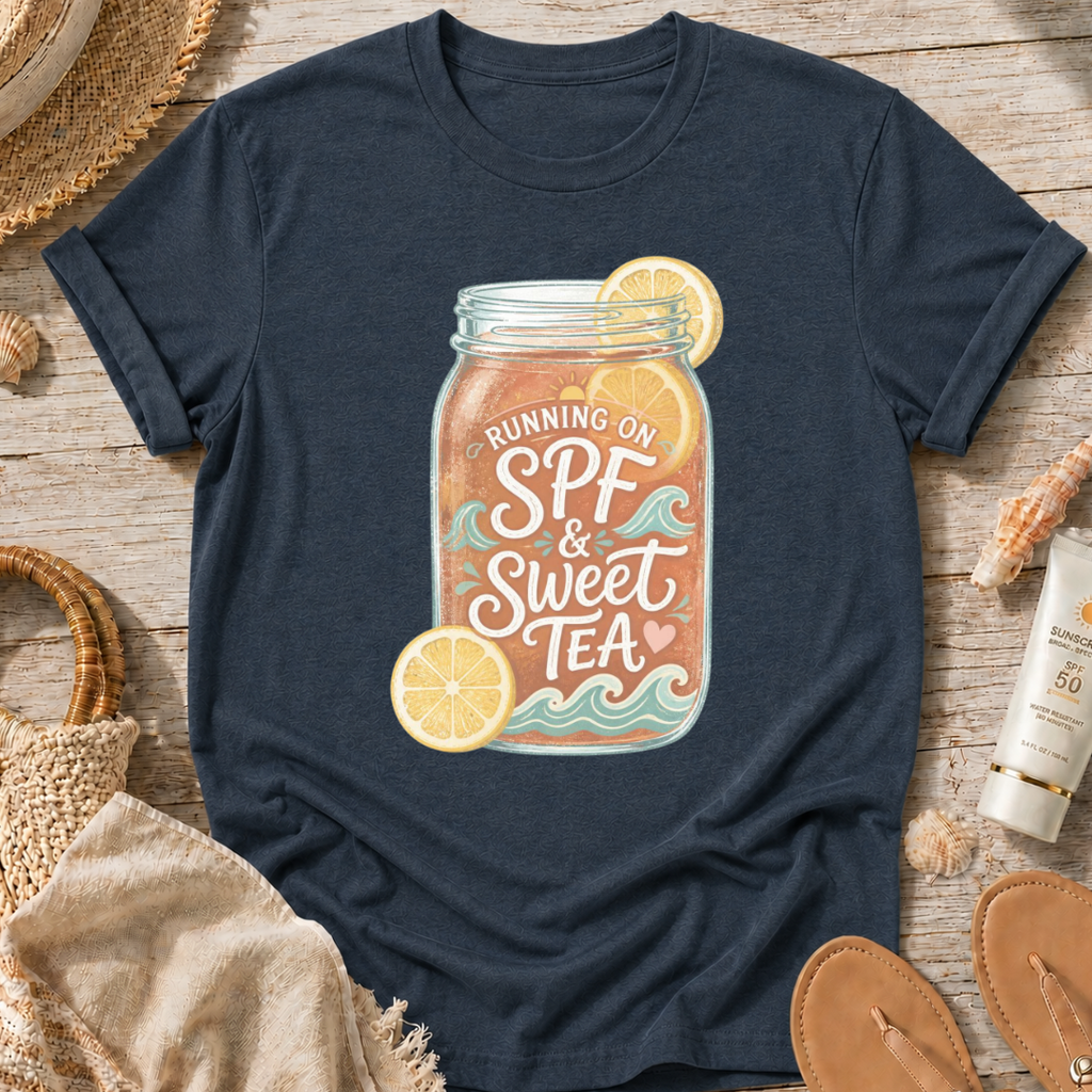 Running on SPF & Sweet Tea T‑Shirt