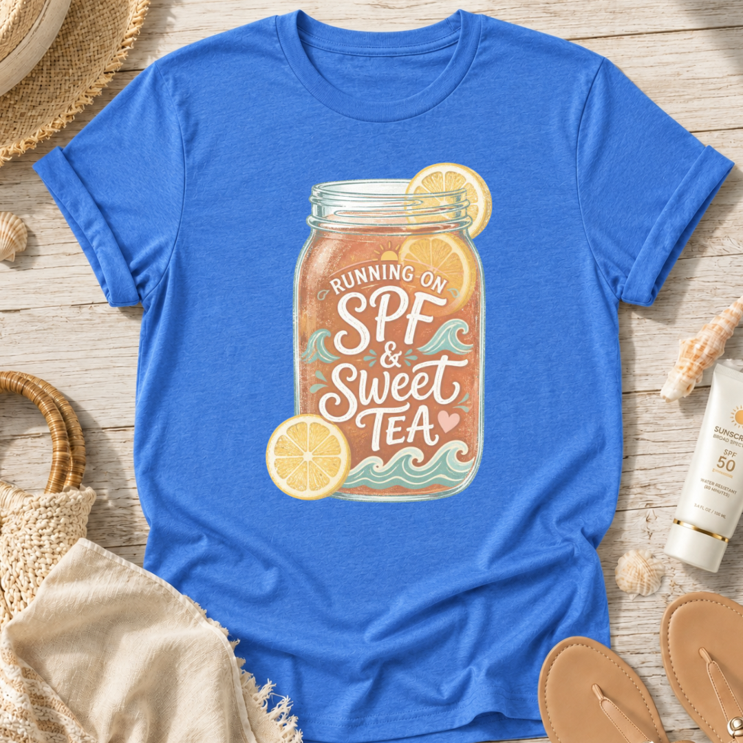 Running on SPF & Sweet Tea T‑Shirt