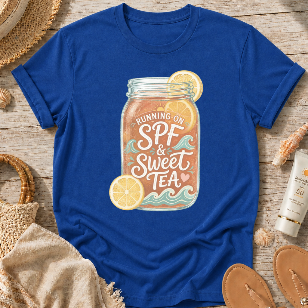 Running on SPF & Sweet Tea T‑Shirt