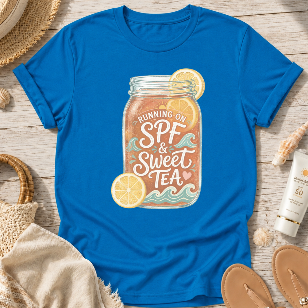 Running on SPF & Sweet Tea T‑Shirt
