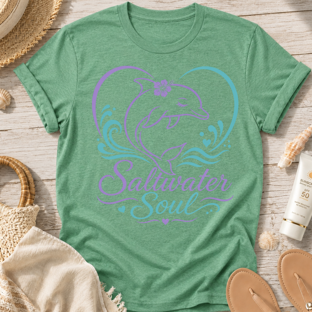 Saltwater Soul Dolphin T-Shirt