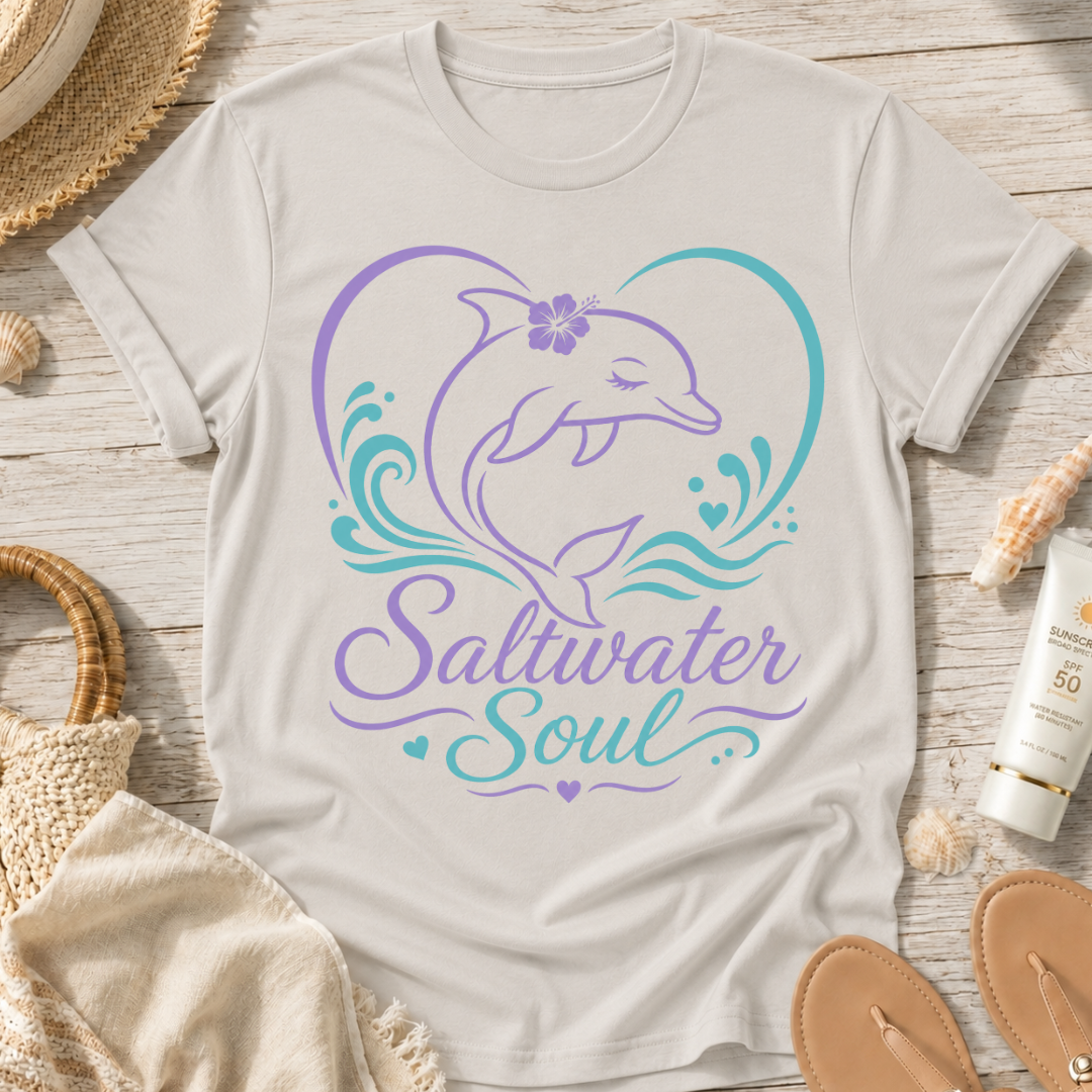 Saltwater Soul Dolphin T-Shirt