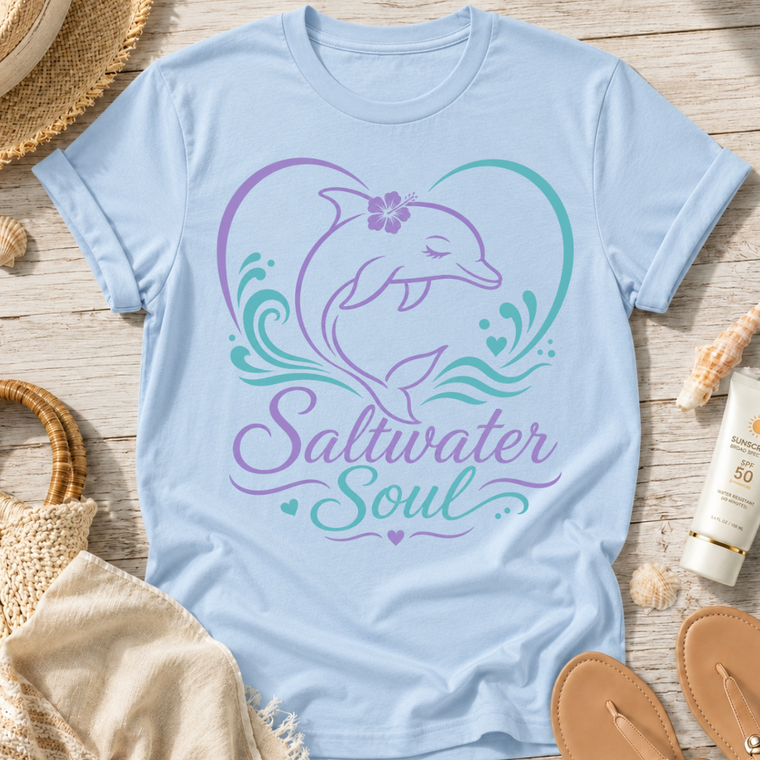Saltwater Soul Dolphin T-Shirt