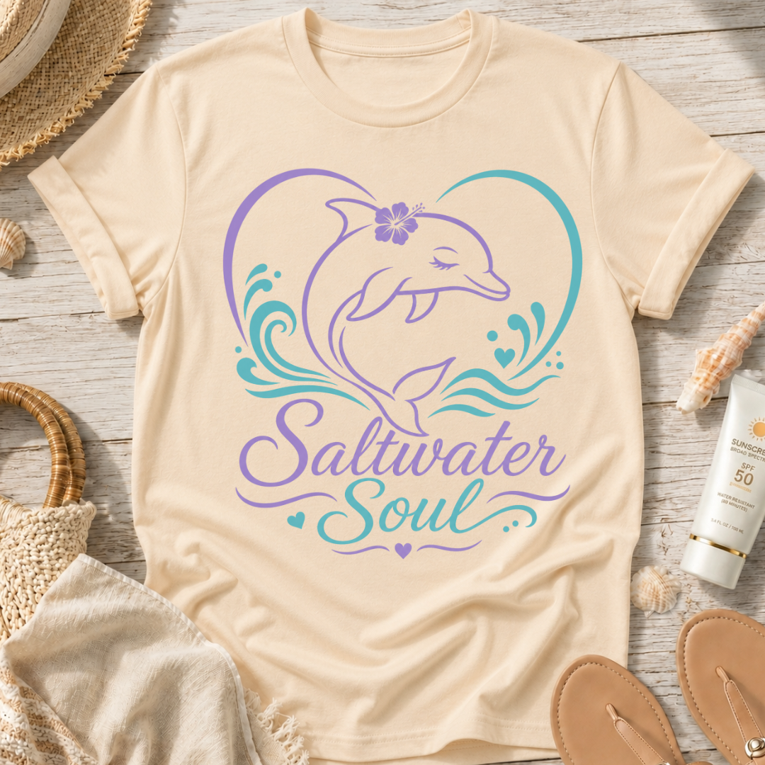 Saltwater Soul Dolphin T-Shirt