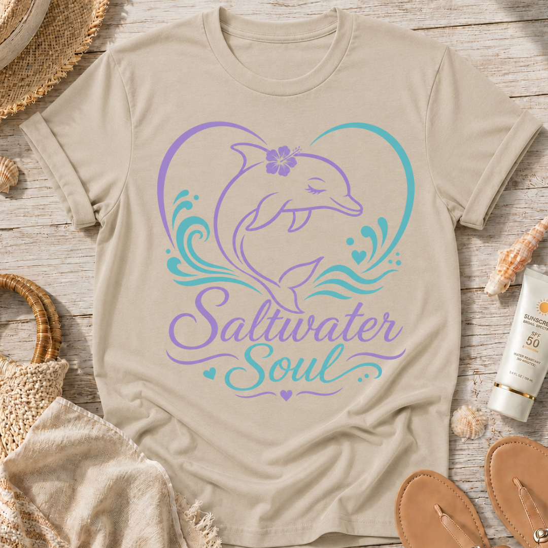 Saltwater Soul Dolphin T-Shirt