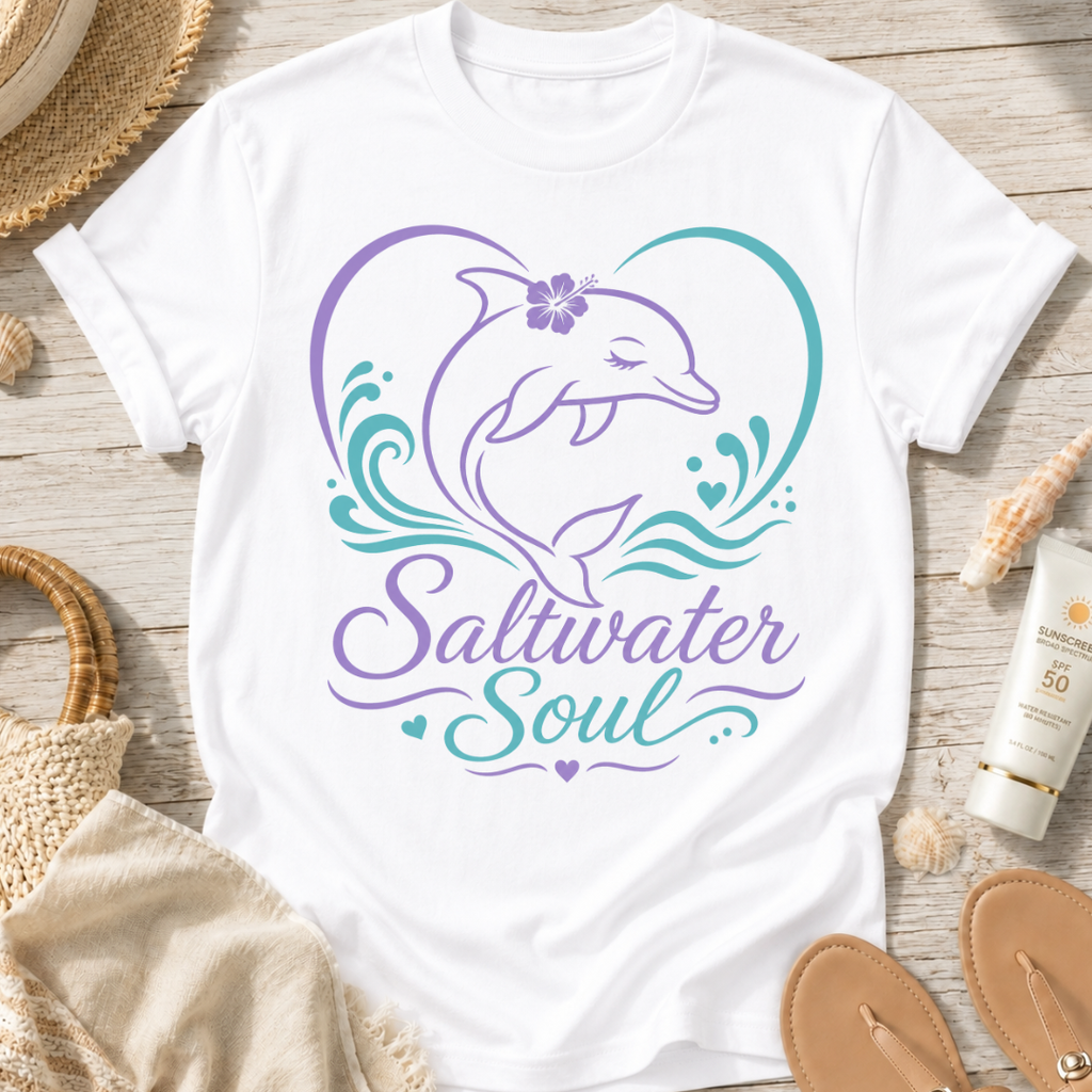 Saltwater Soul Dolphin T-Shirt