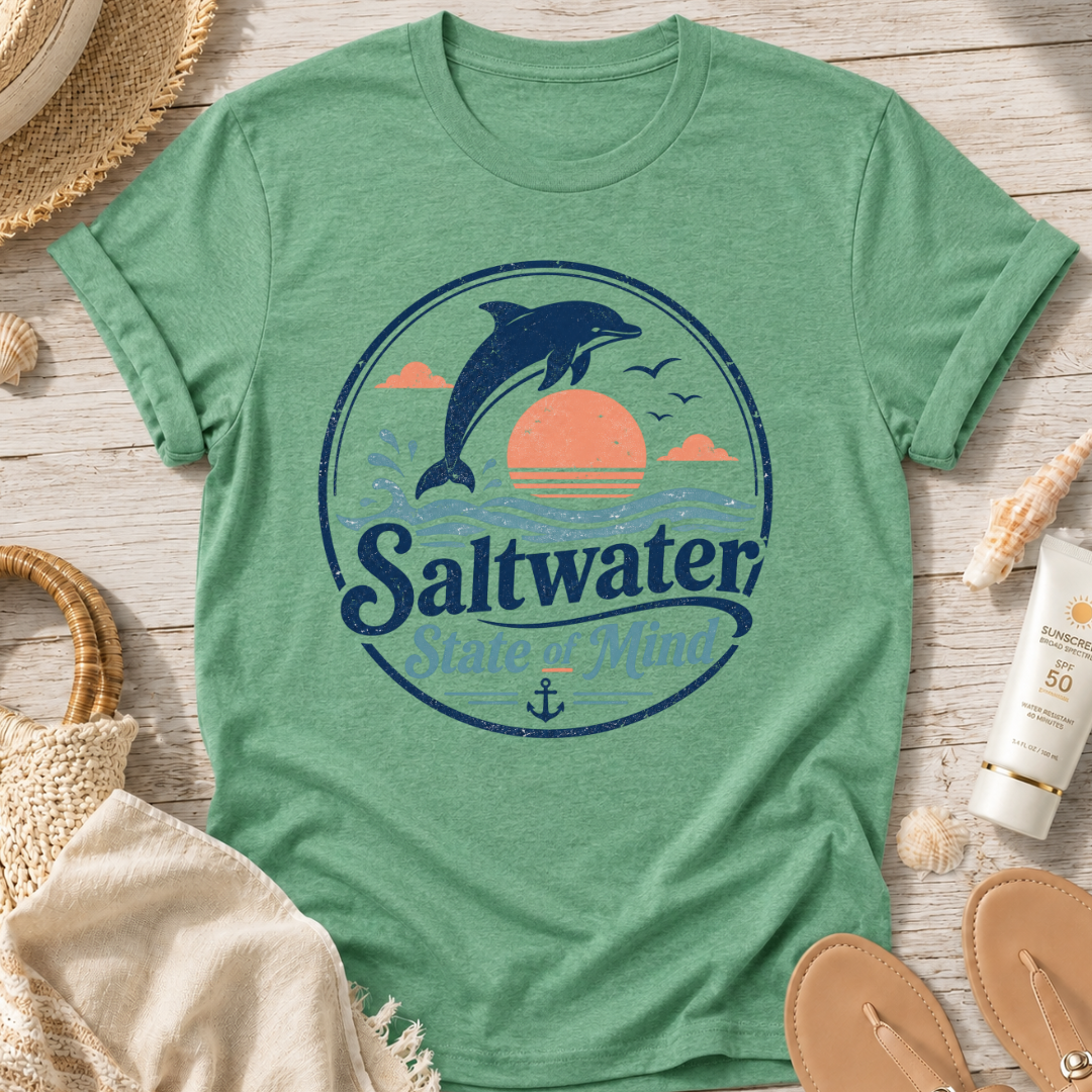Saltwater State of Mind Dolphin T-Shirt