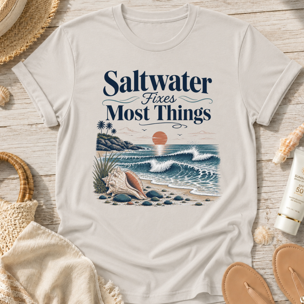 Saltwater Fixes Most Things T-Shirt