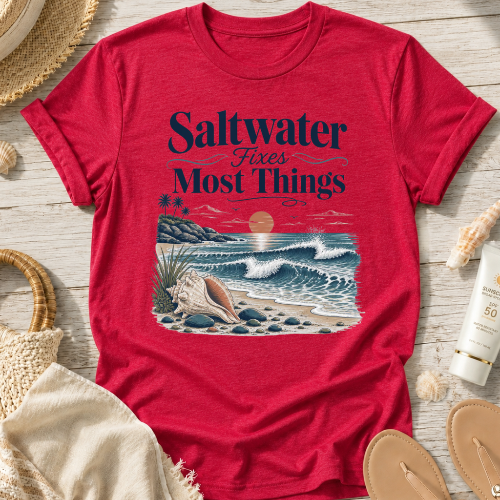 Saltwater Fixes Most Things T-Shirt