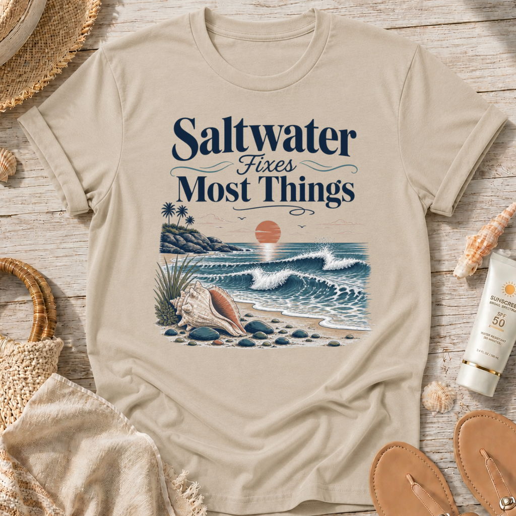 Saltwater Fixes Most Things T-Shirt