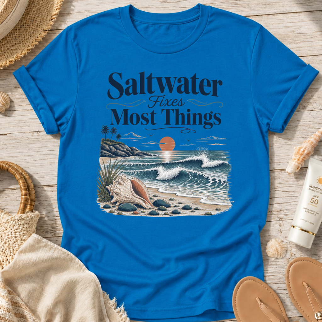 Saltwater Fixes Most Things T-Shirt