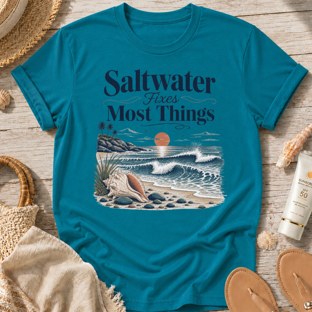 Saltwater Fixes Most Things T-Shirt