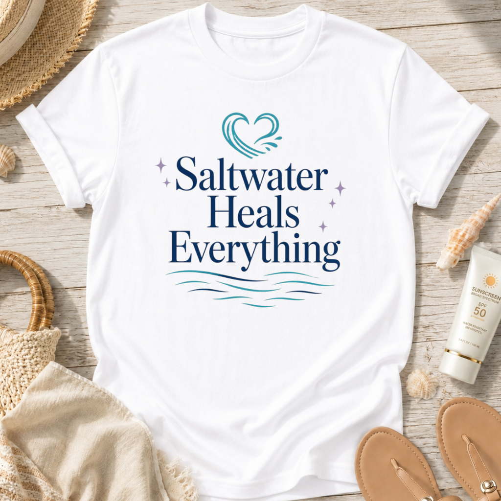Saltwater Heals Everything T-Shirt