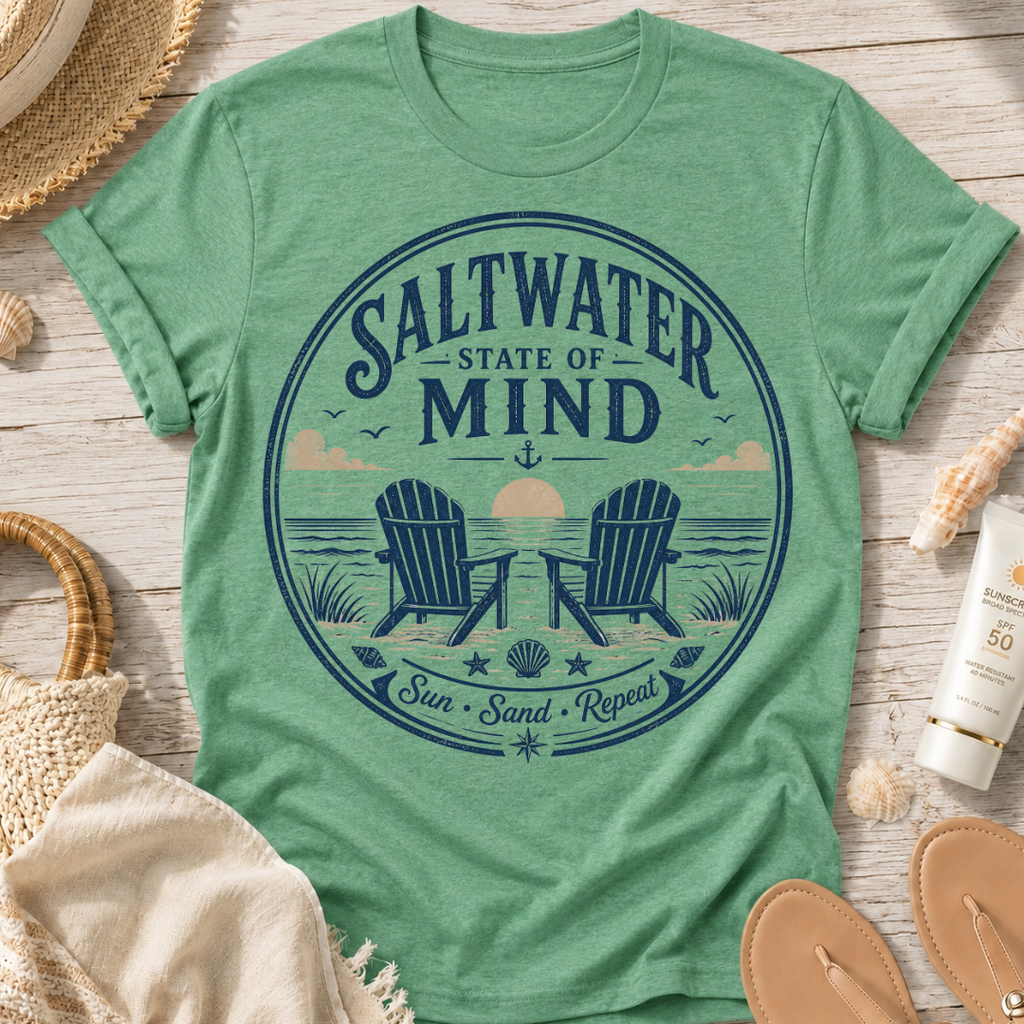 Saltwater State of Mind Chair T-Shirt