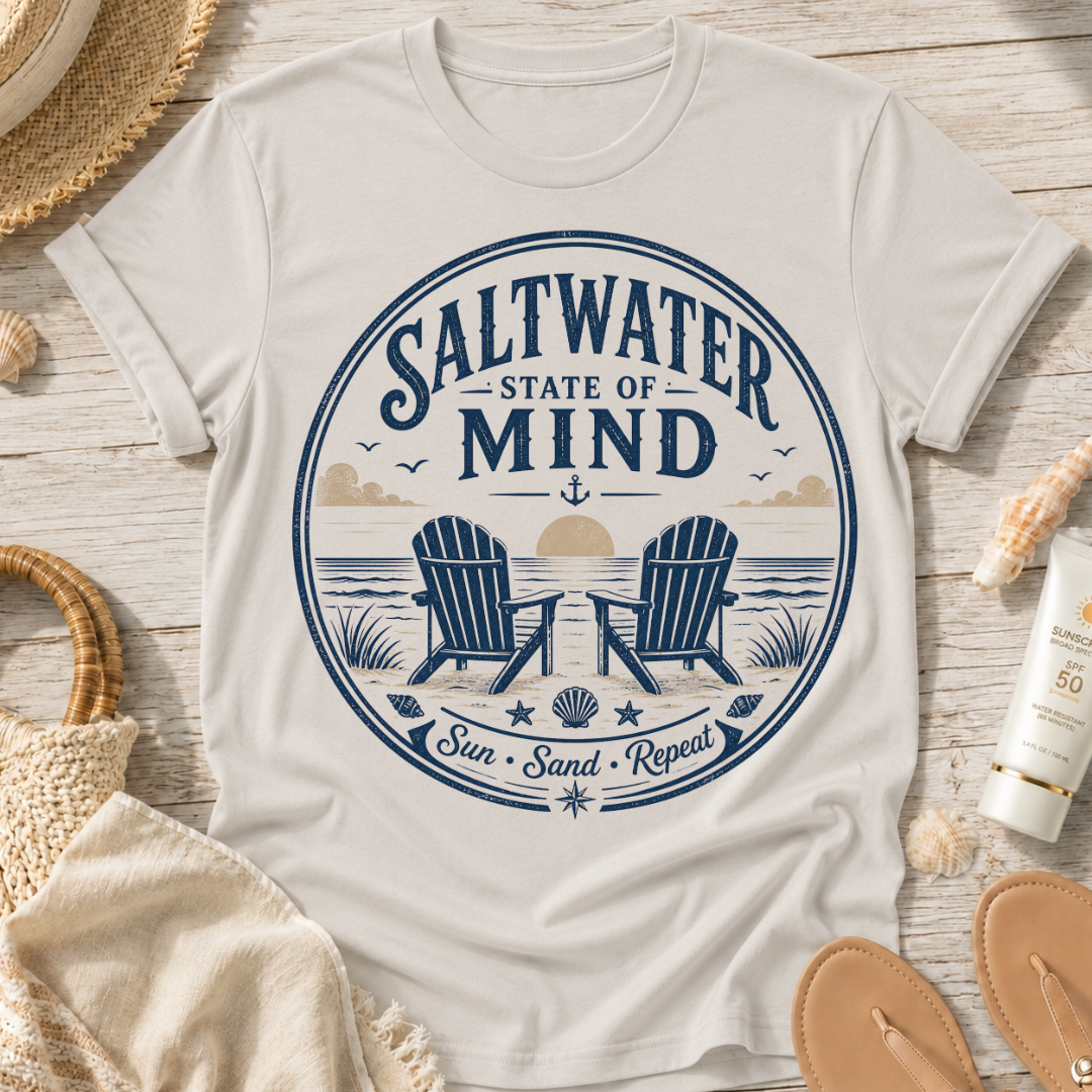 Saltwater State of Mind Chair T-Shirt